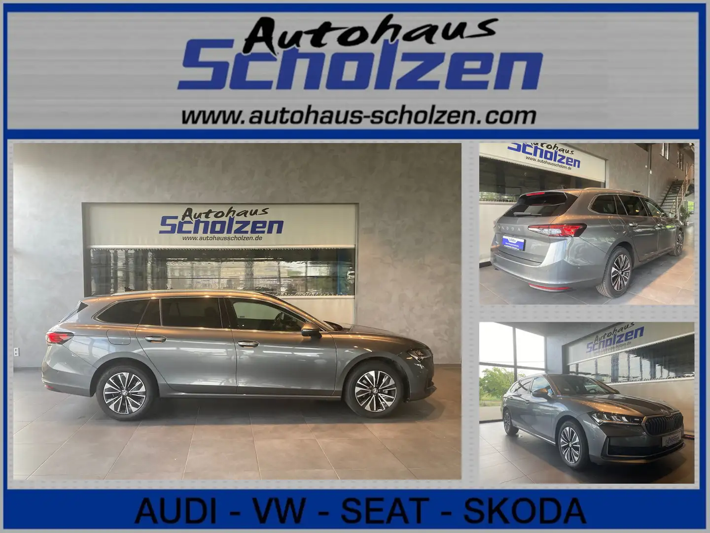 Skoda Superb TDI 110kW Selection ACC Navi 5JG 360° Gris - 1