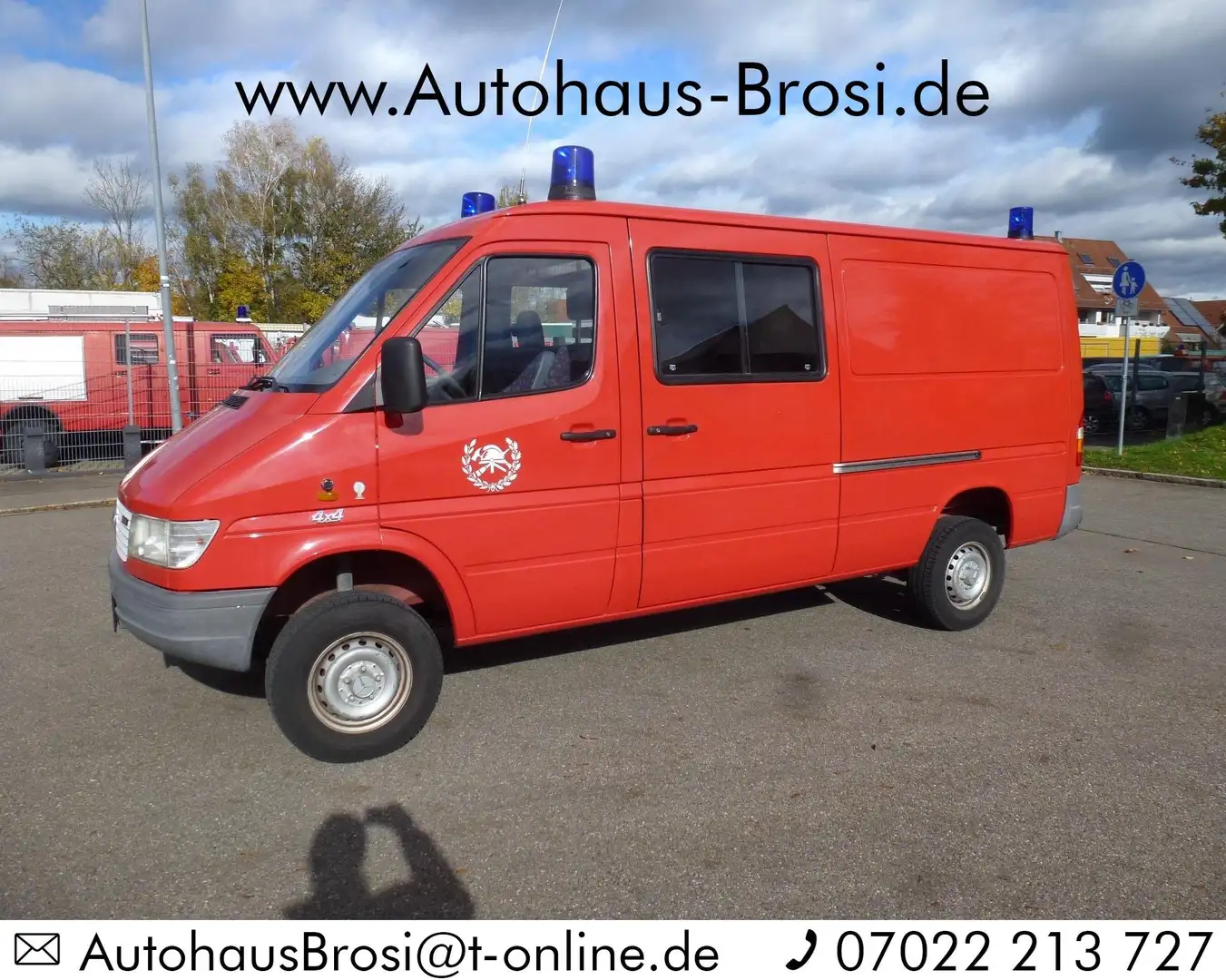 Mercedes-Benz Sprinter Sprinter 314 4x4 * 1. Hand * 16 tkm * Top Zustand Rot - 2