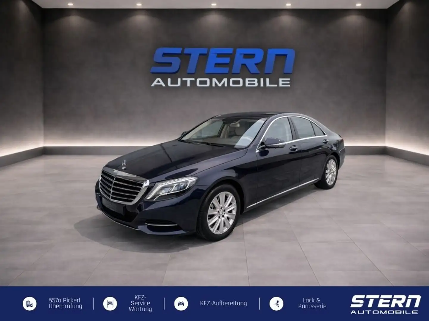 Mercedes-Benz S 500 4MATIC lang Aut.  *360 KAMERA*MEMORY PAKET*HUD* Blau - 1
