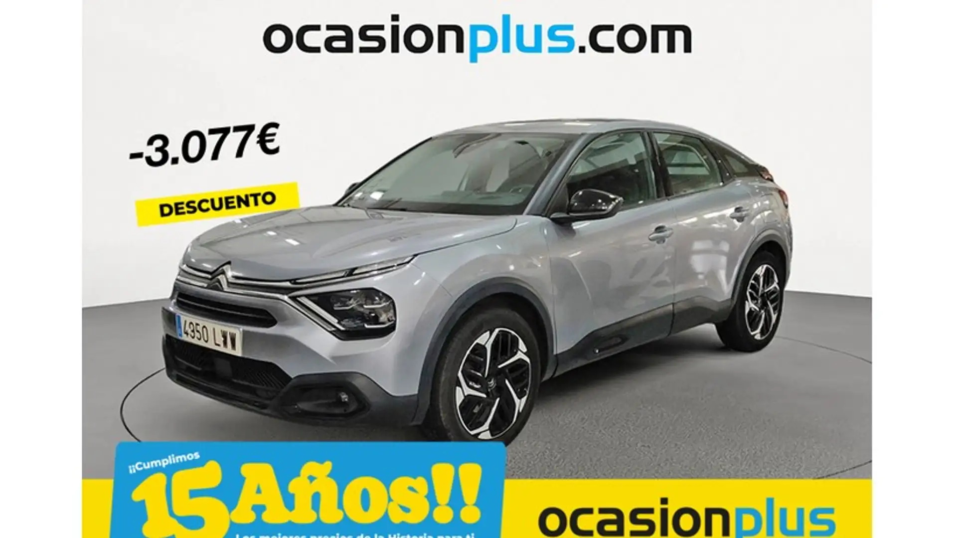 Citroen C4 1.2 PureTech Feel Pack S&S EAT8 130 Zilver - 1