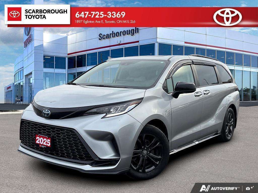 Silver 2025 Toyota Sienna Minivan All-Wheel Drive Automatic
