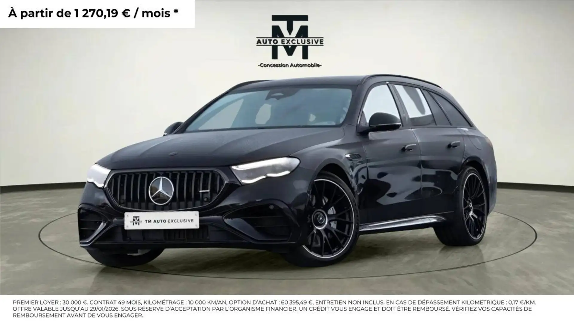 Mercedes-Benz E 53 AMG BREAK Break 53 Hybrid AMG Speedshift TCT 9G AMG 4Matic%2B Noir - 1