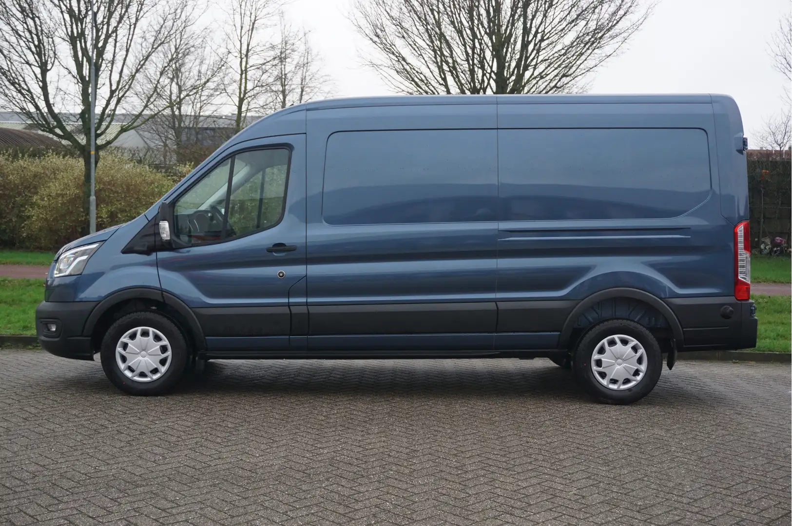 Ford Transit 350L 170PK L3H2 AUT BPM VRIJ!! 12" Sync4 Scherm Ap Blauw - 2