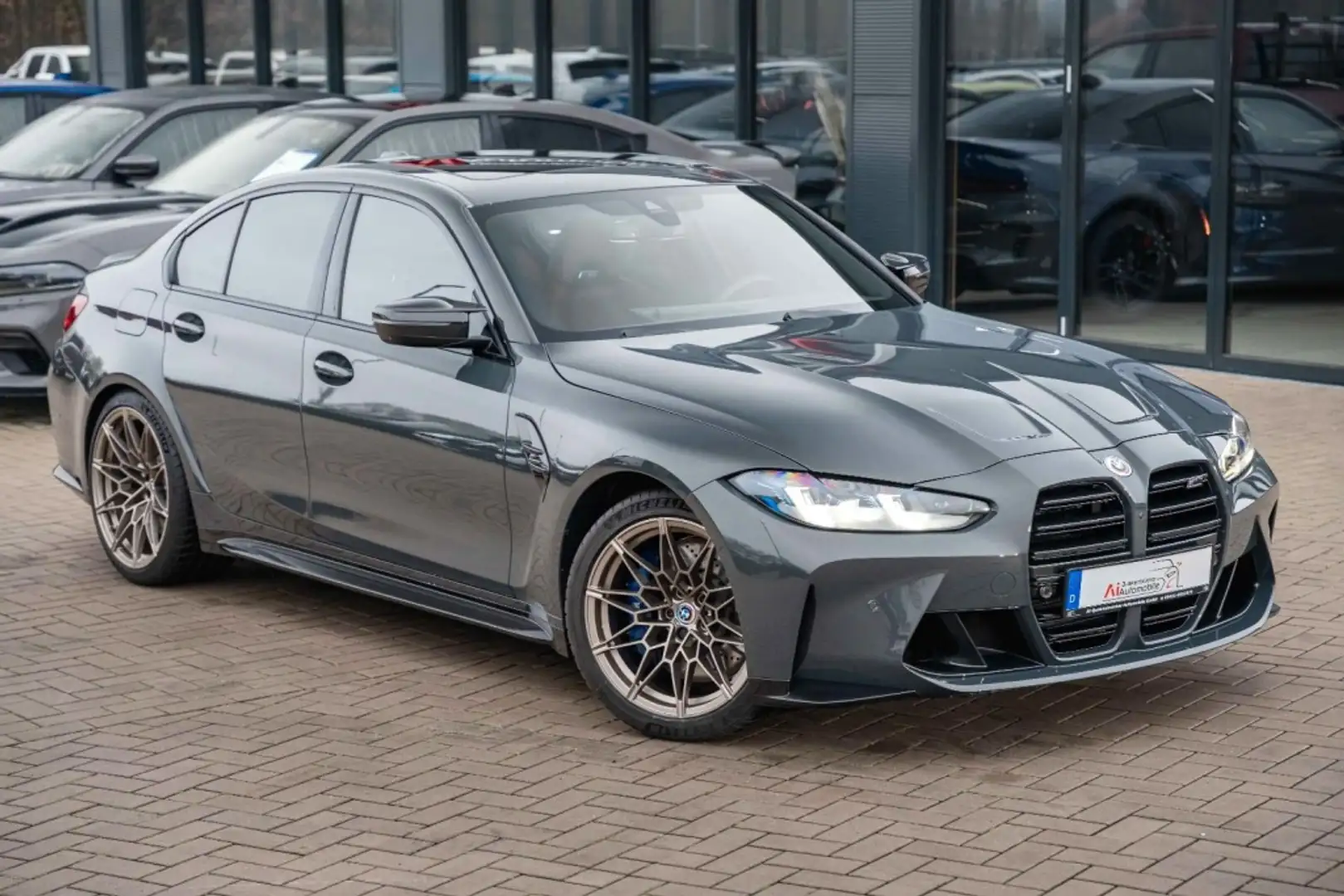 BMW M3 Competition Touring MxDrive Gris - 2