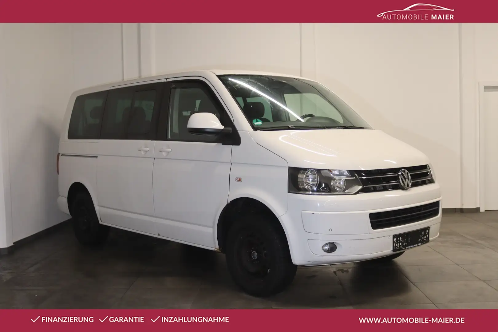 Volkswagen T5 Caravelle 2.0 TDI Comfortline-9 Sitzer-Klimaa Weiß - 1