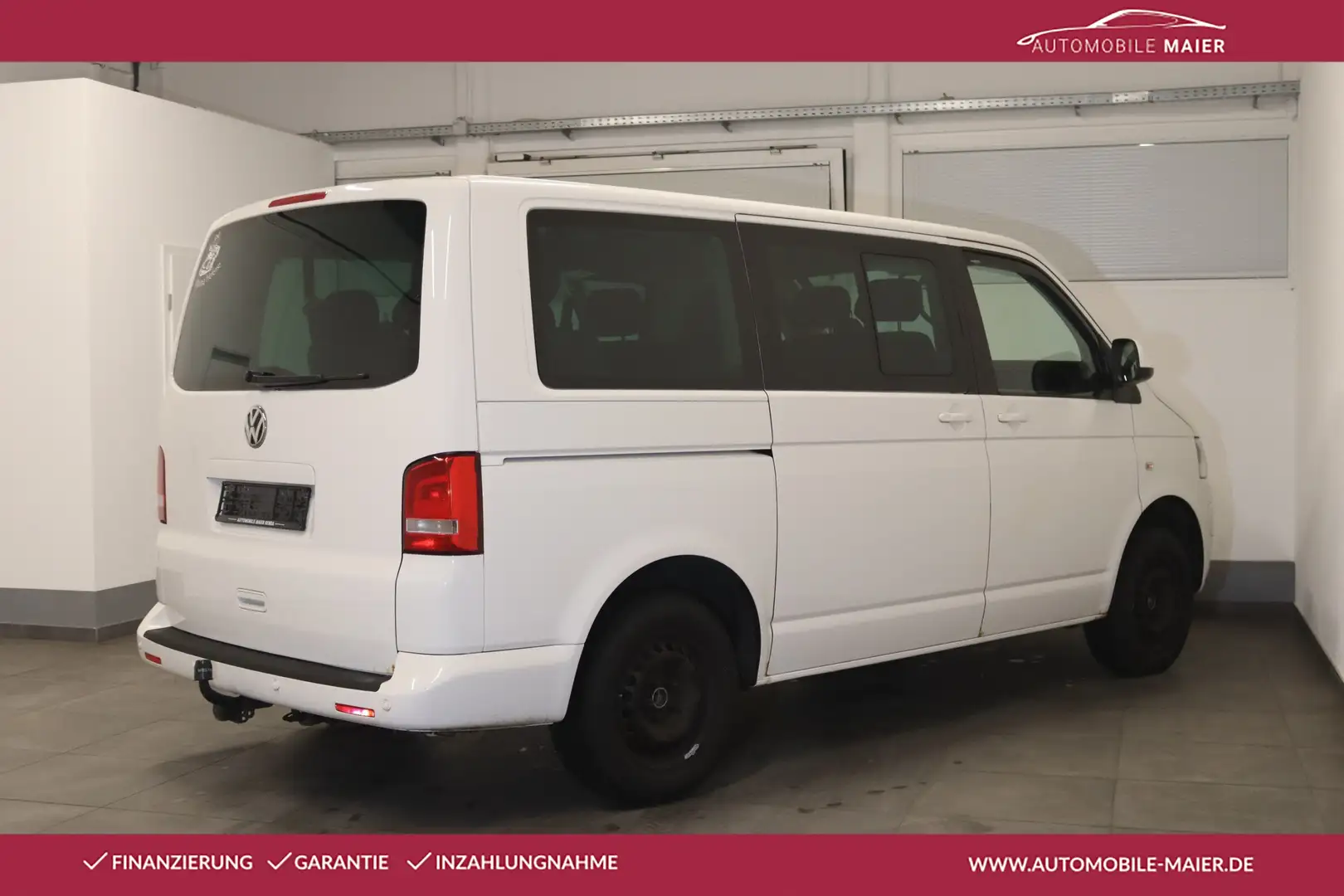 Volkswagen T5 Caravelle 2.0 TDI Comfortline-9 Sitzer-Klimaa Weiß - 2