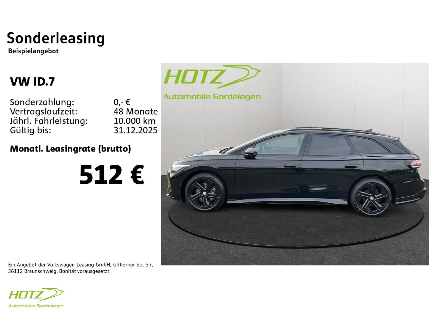 Volkswagen ID.7 Tourer GTX 4Motion AHK/LED/PDC Schwarz - 2