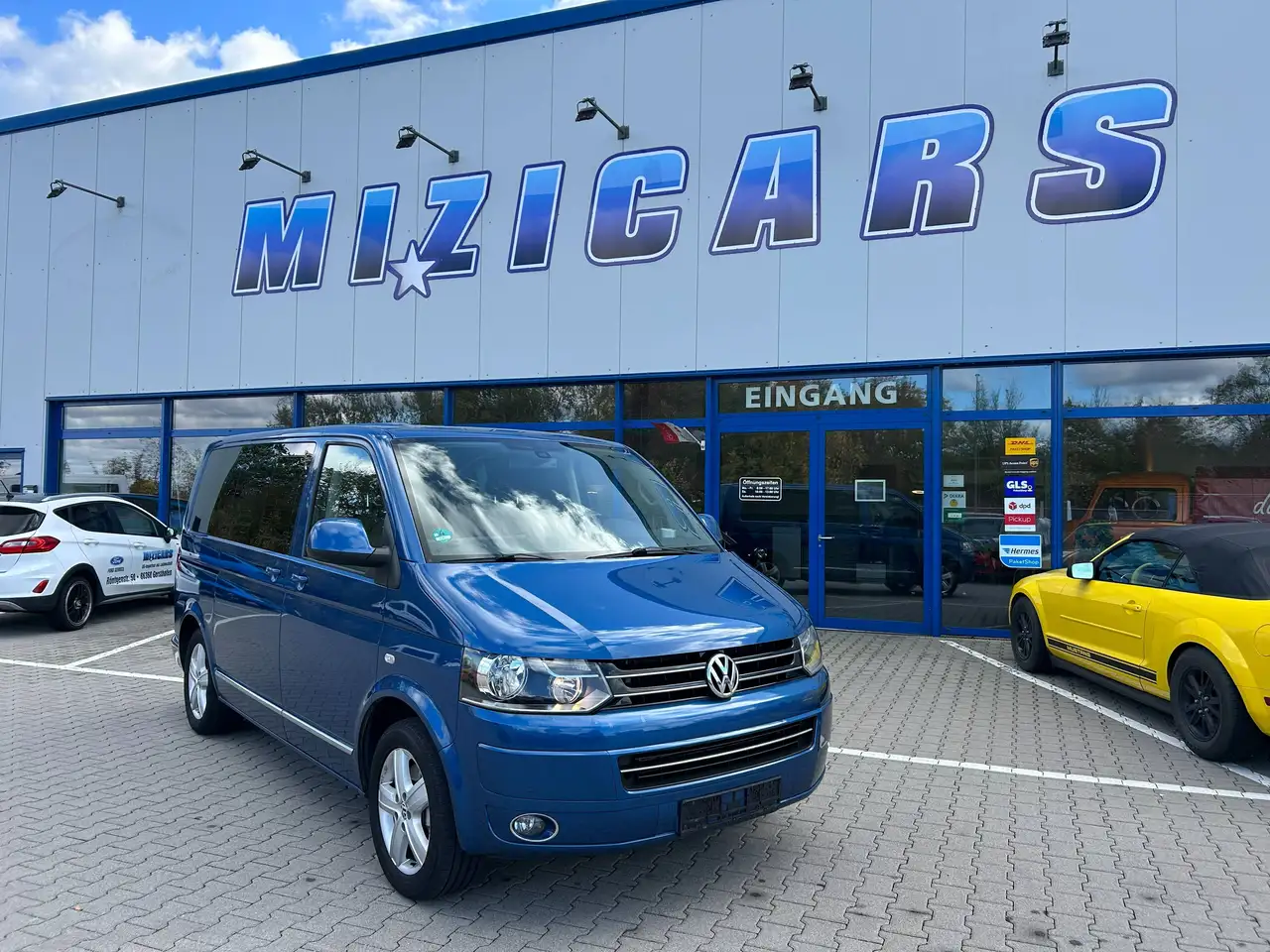 VOLKSWAGEN T5 MULTIVAN HIGHLINE 2.0 BITDI 4MOTION 180ch - CUIR - TOIT OUVRANT - GPS - ATTELAGE - CHAUFFAGE AUXILIAIRE