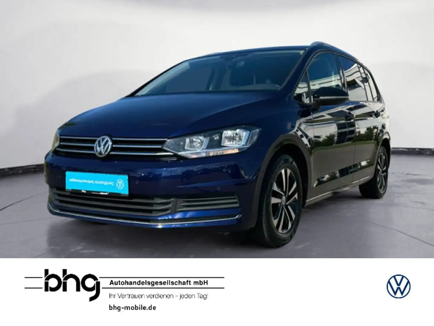 Volkswagen Touran 2.0 TDI DSG 7-Sitzer AHK Navi App-Connect Blau - 1