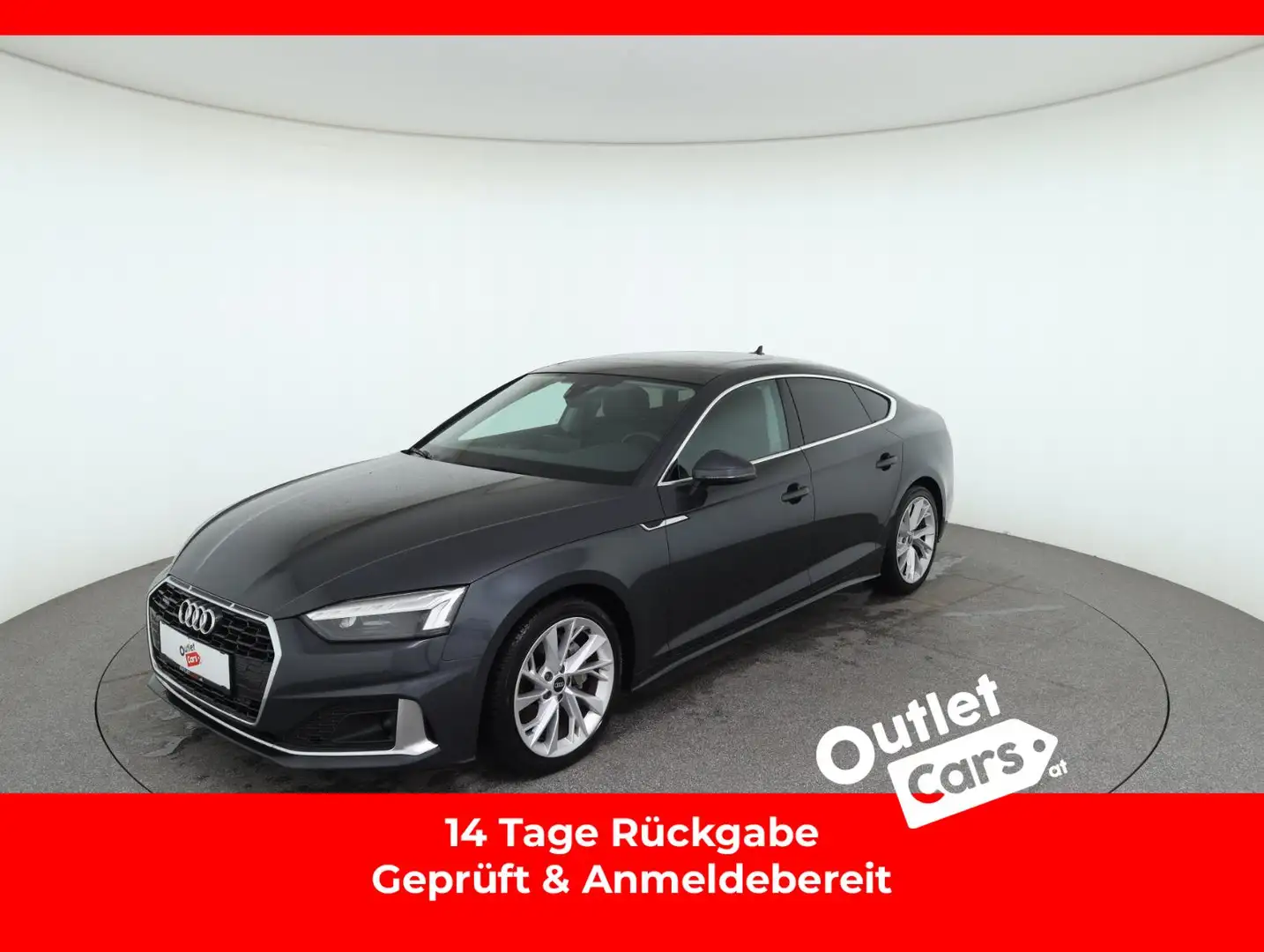 Audi A5 SB 40TDI quattro Aut. MATRIX+LED+LEDER+NAVI Grau - 1
