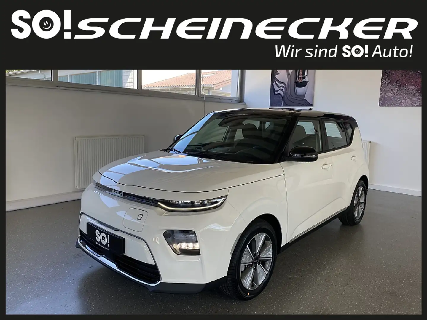 Kia Soul EV 64kWh Long Silber Weiß - 2