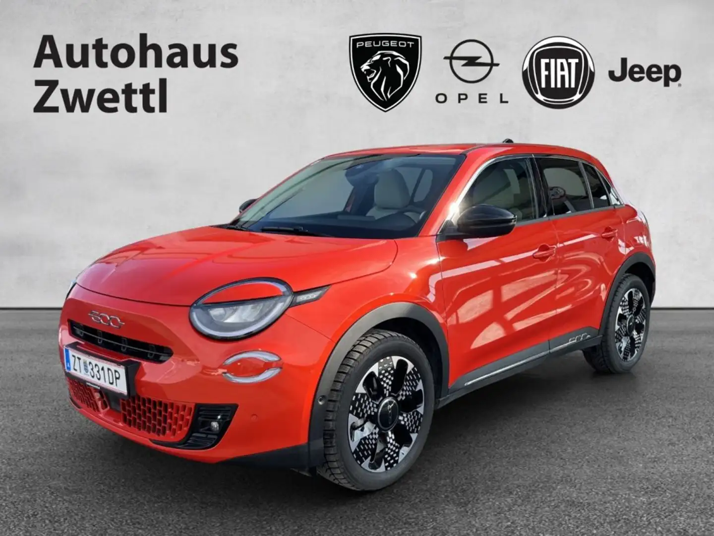 Fiat 600 HYBRID 100 LA PRIMA Pomarańczowy - 1