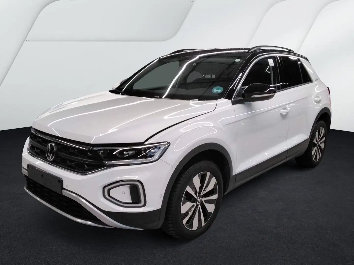 Volkswagen T-Roc 2.0 TDI DSG Goal Navi Spurwechselassistent Weiß - 2