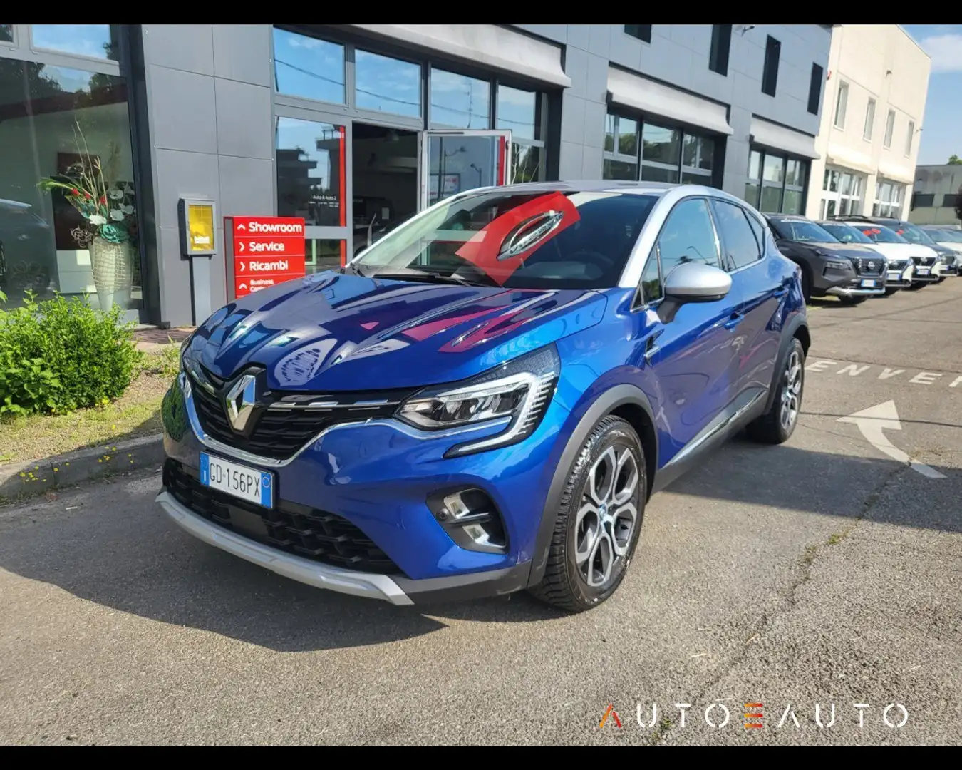 Renault Captur 1.6 E-Tech phev Intens 160cv auto my21 Bleu - 1