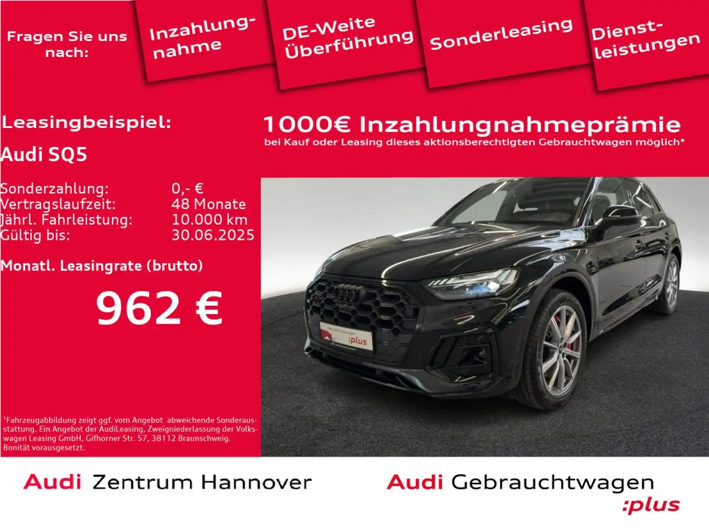 Audi SQ5 TDI tiptronic Schwarz - 1