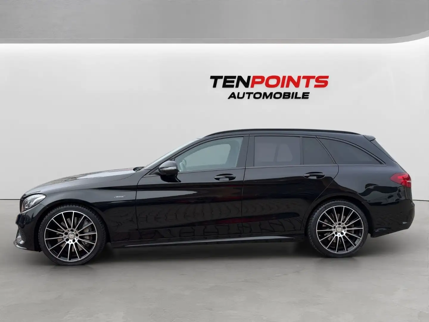 Mercedes-Benz C 450 4M PANO+AHK+BURMESTER+360°+Si.Klima Fekete - 2