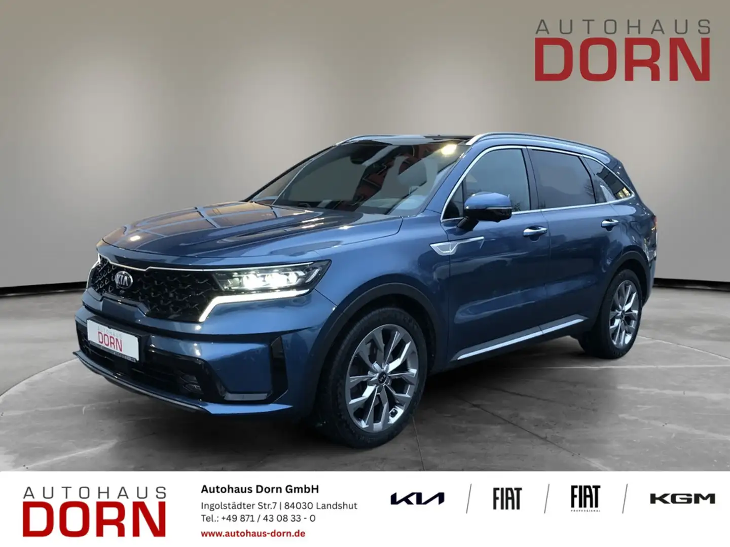 Kia Sorento Platinum 2.2D AWD 7-Sitzer AHK Blau - 1