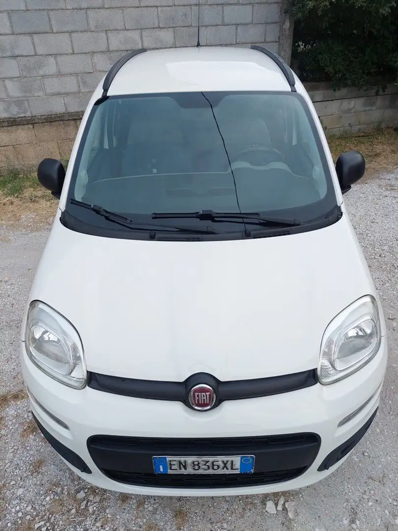 Fiat Panda 2013 1.2 BENZINA+GPL (di fabbrica) 1 PROPR Bianco - 2