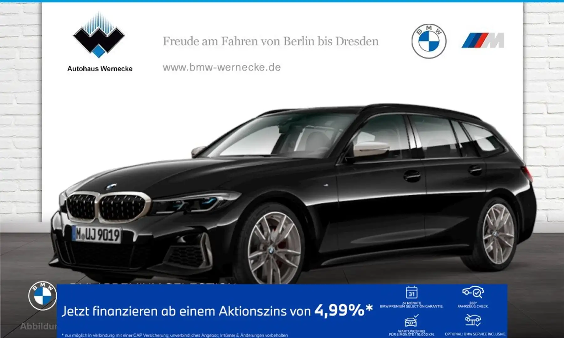 BMW 340 M340i xDrive Touring Head-Up HK HiFi DAB WLAN Schwarz - 1