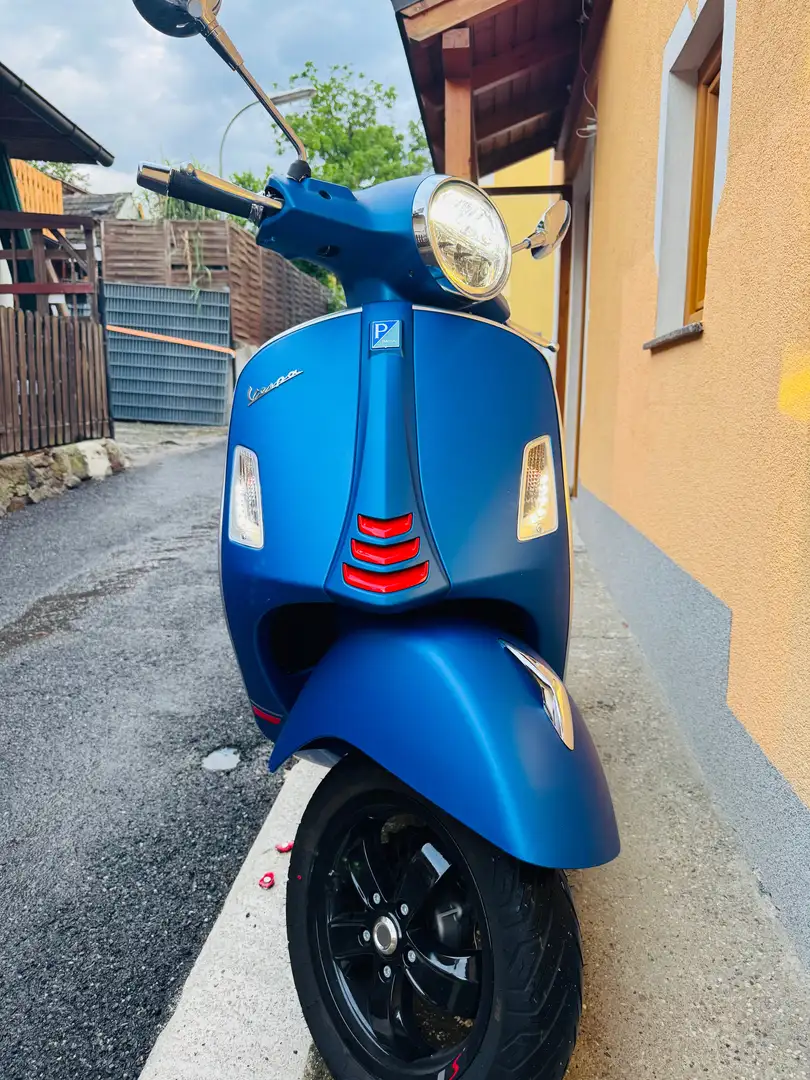 Vespa GTS 125 Bleu - 1
