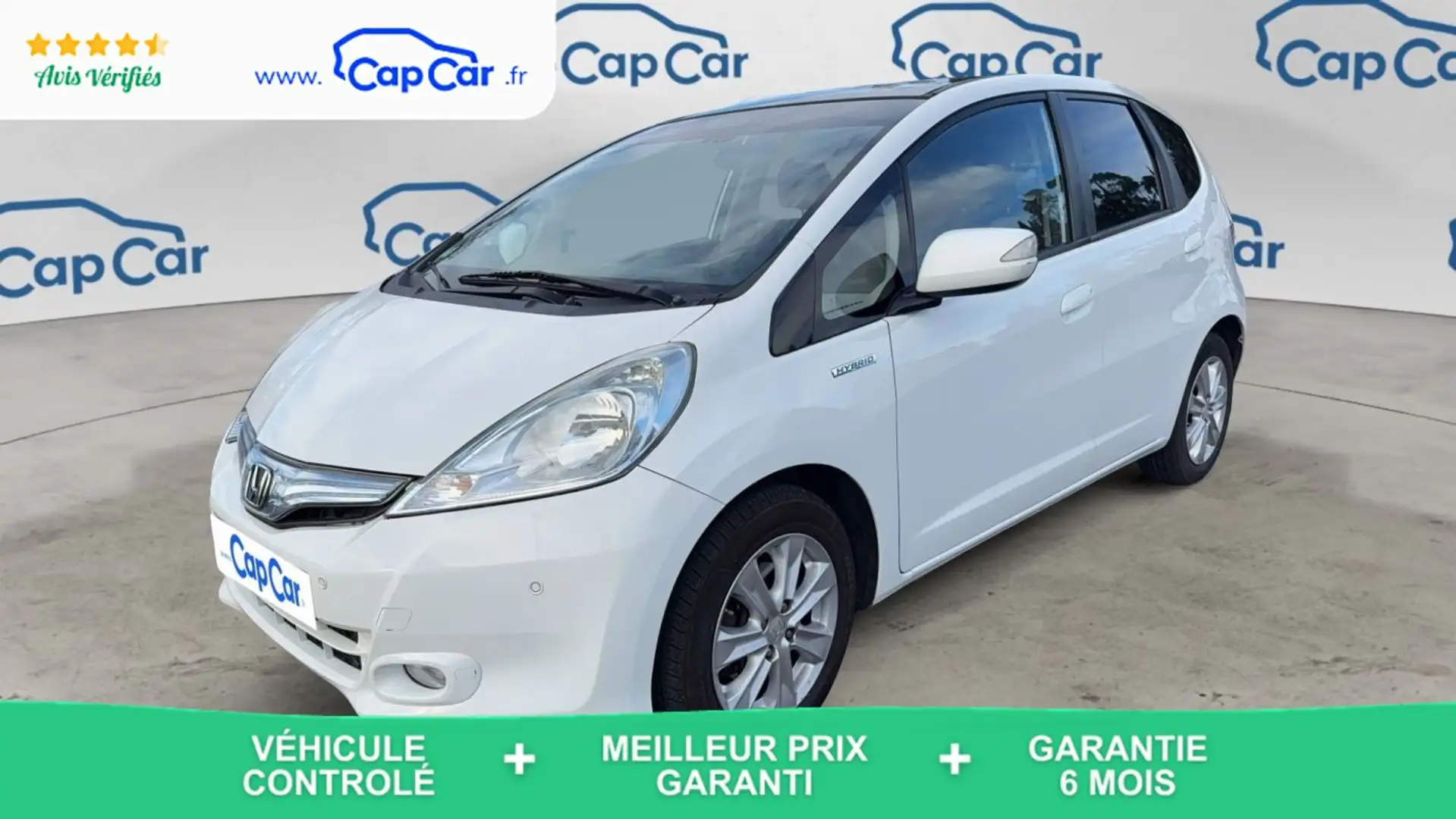 Honda Jazz 1.3 i-VTEC CVT 88 Luxury - Automatique Blanc - 1