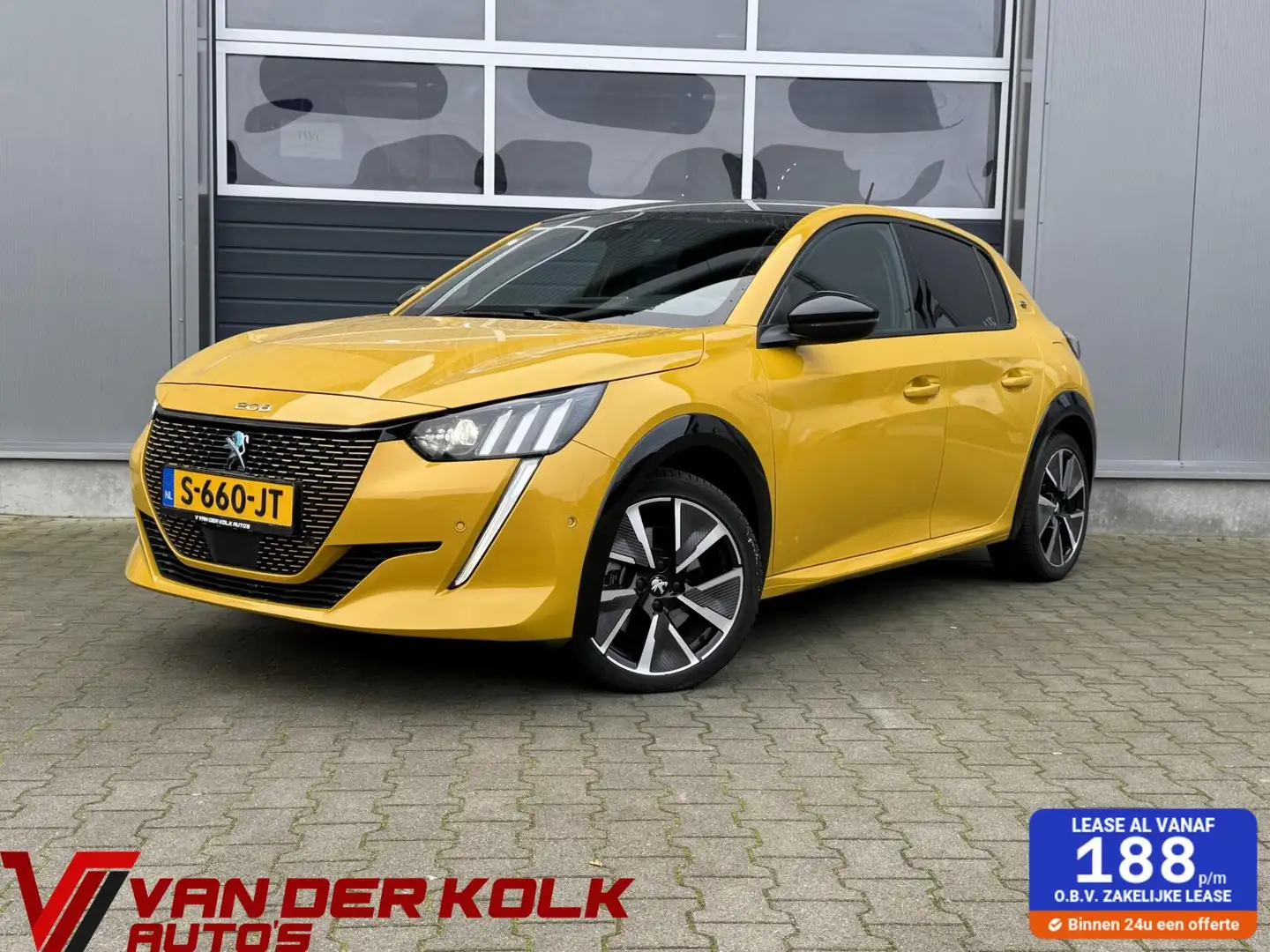 Peugeot e-208 EV GT-Line 50 kWh CarPlay LED Camera Navigatie Cli Gelb - 1