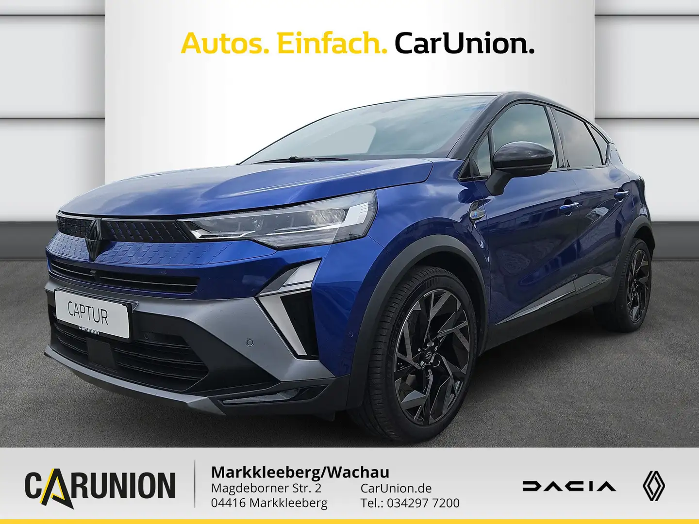 Renault Captur Esprit Alpine Mild Hybrid 160 EDC Blau - 1