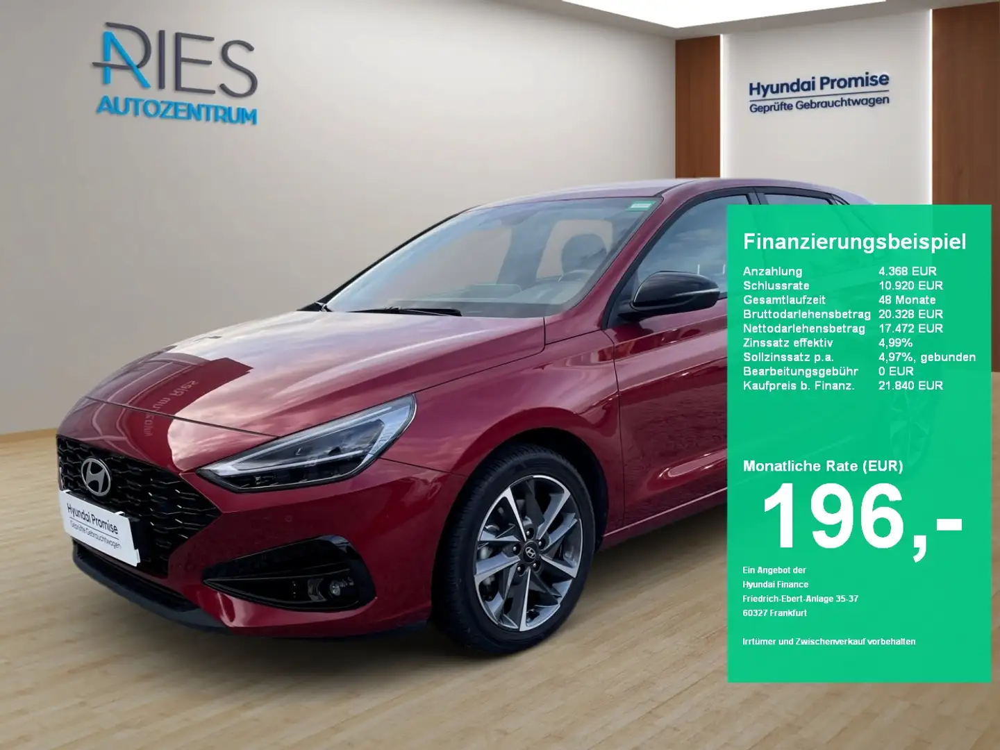 Hyundai i30 1.5 T-GDI Advantage KlimaA*LED*Navi*SHZ*Kam. Rot - 1