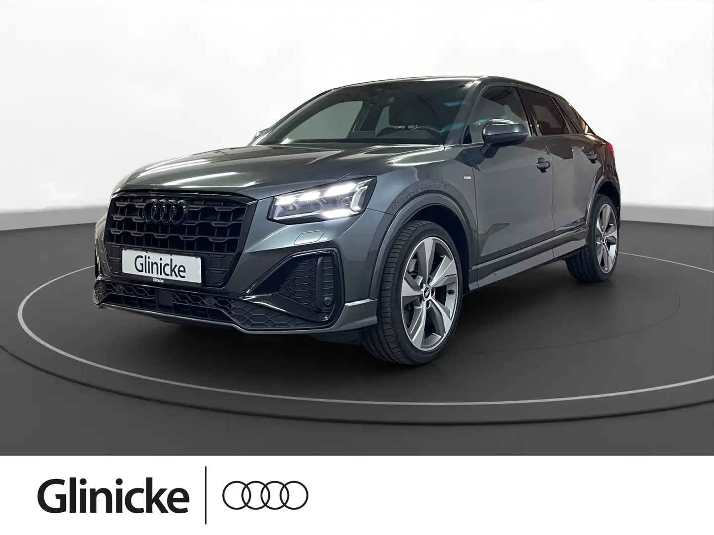 Audi Q2 35 TFSI S line AHK Matrix LM 19" Navi PDC+RFK Gris - 1