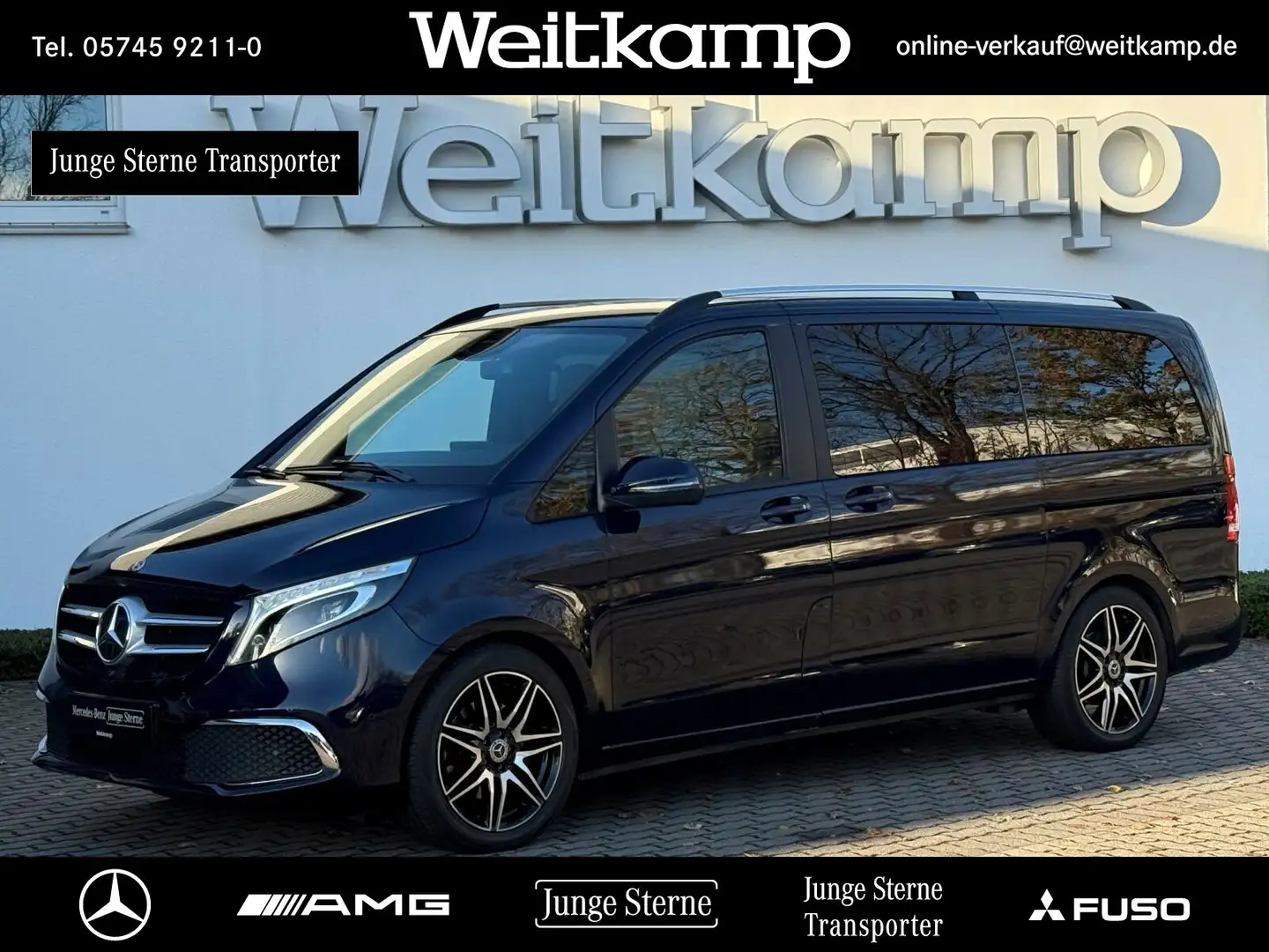 Mercedes-Benz V 250 V 250 d EXCLUSIVE EDT. AHK+PANO+STHZ+DISTRO+MEMO Blau - 1