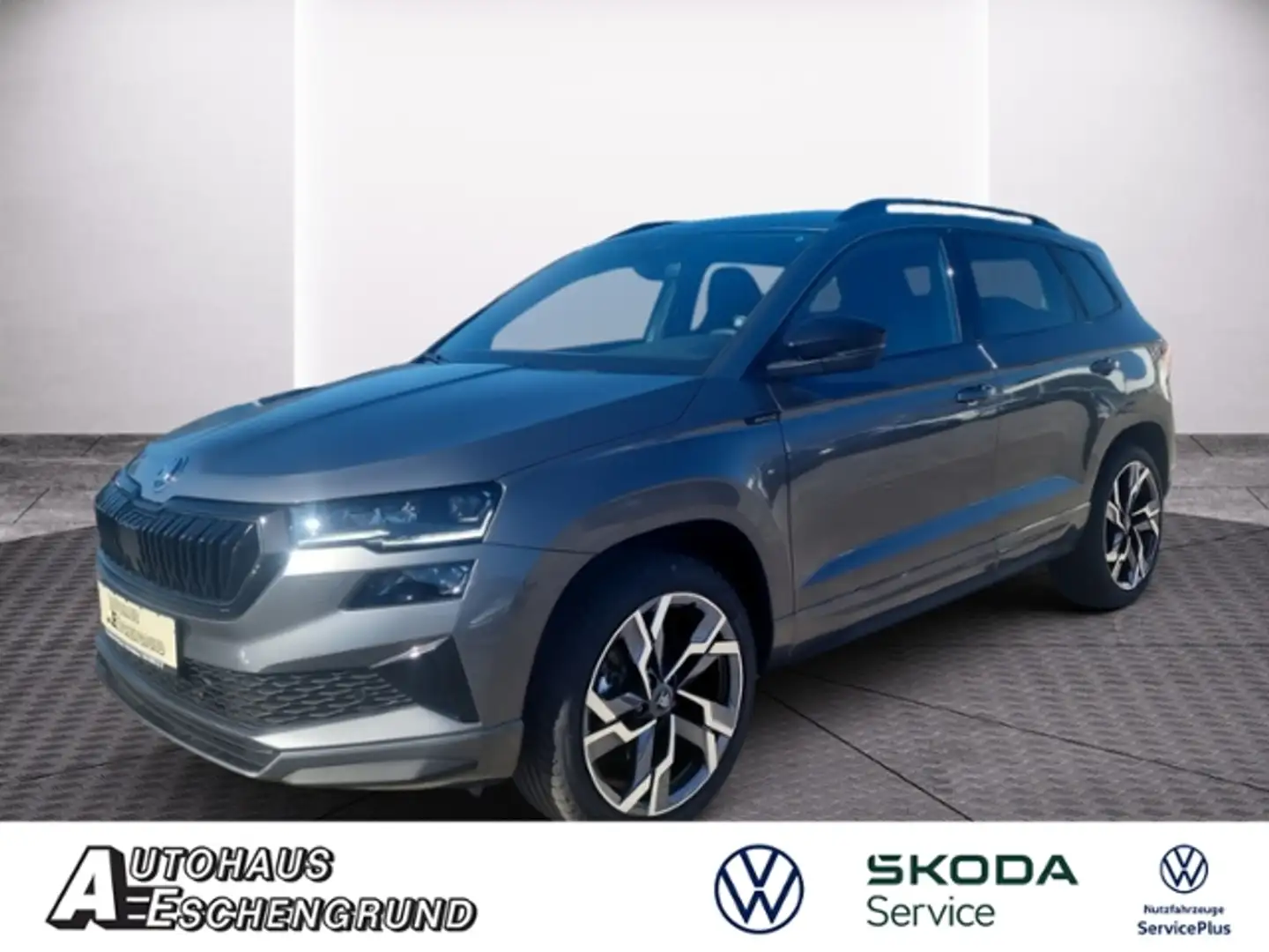 Skoda Karoq 2.0 TSI DSG 4x4 Sportline NAVI AHK CLIMA Grau - 1