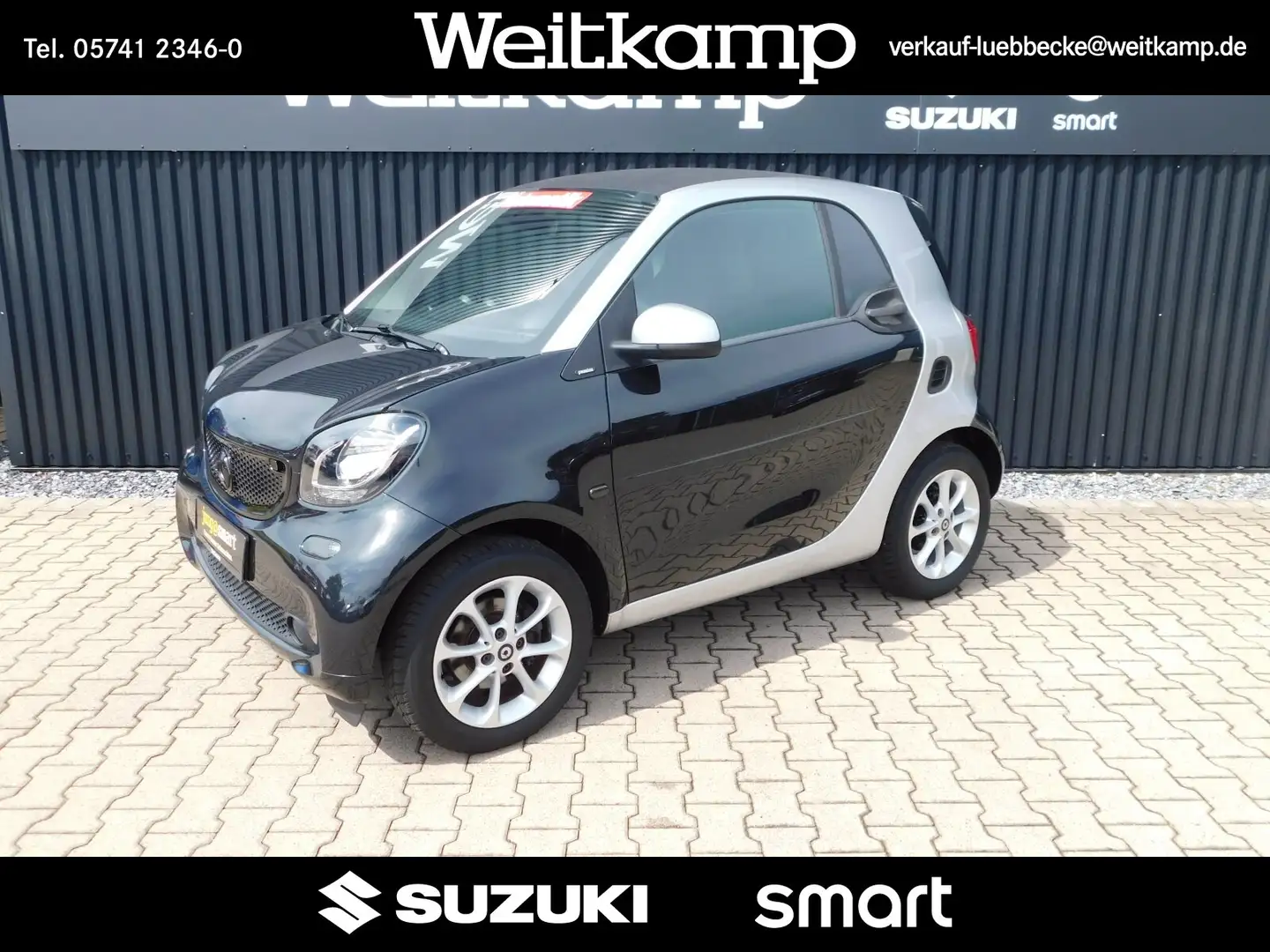 smart forTwo smart fortwo 52 kW twinamic Ablage-Paket/Autom. BC Schwarz - 1