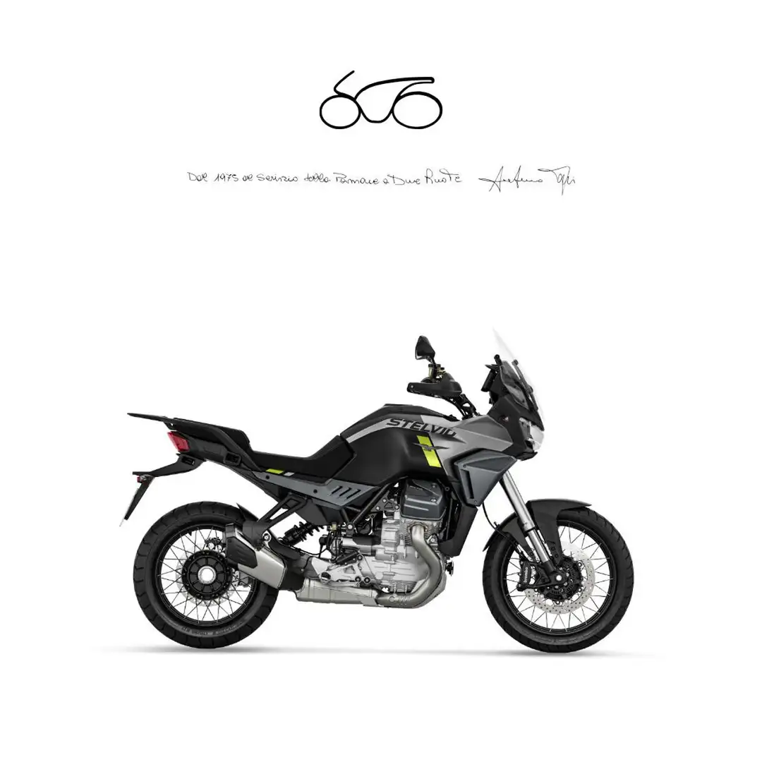 Moto Guzzi Stelvio . Negro - 1