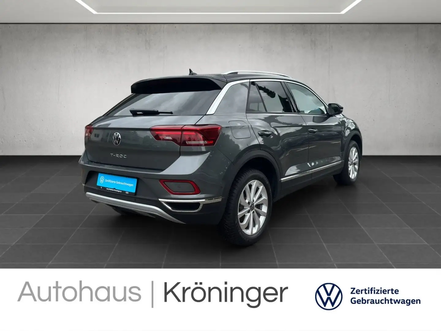 Volkswagen T-Roc 1.5 TSI Style DSG AHK ACC LED Navi Klima Grau - 2