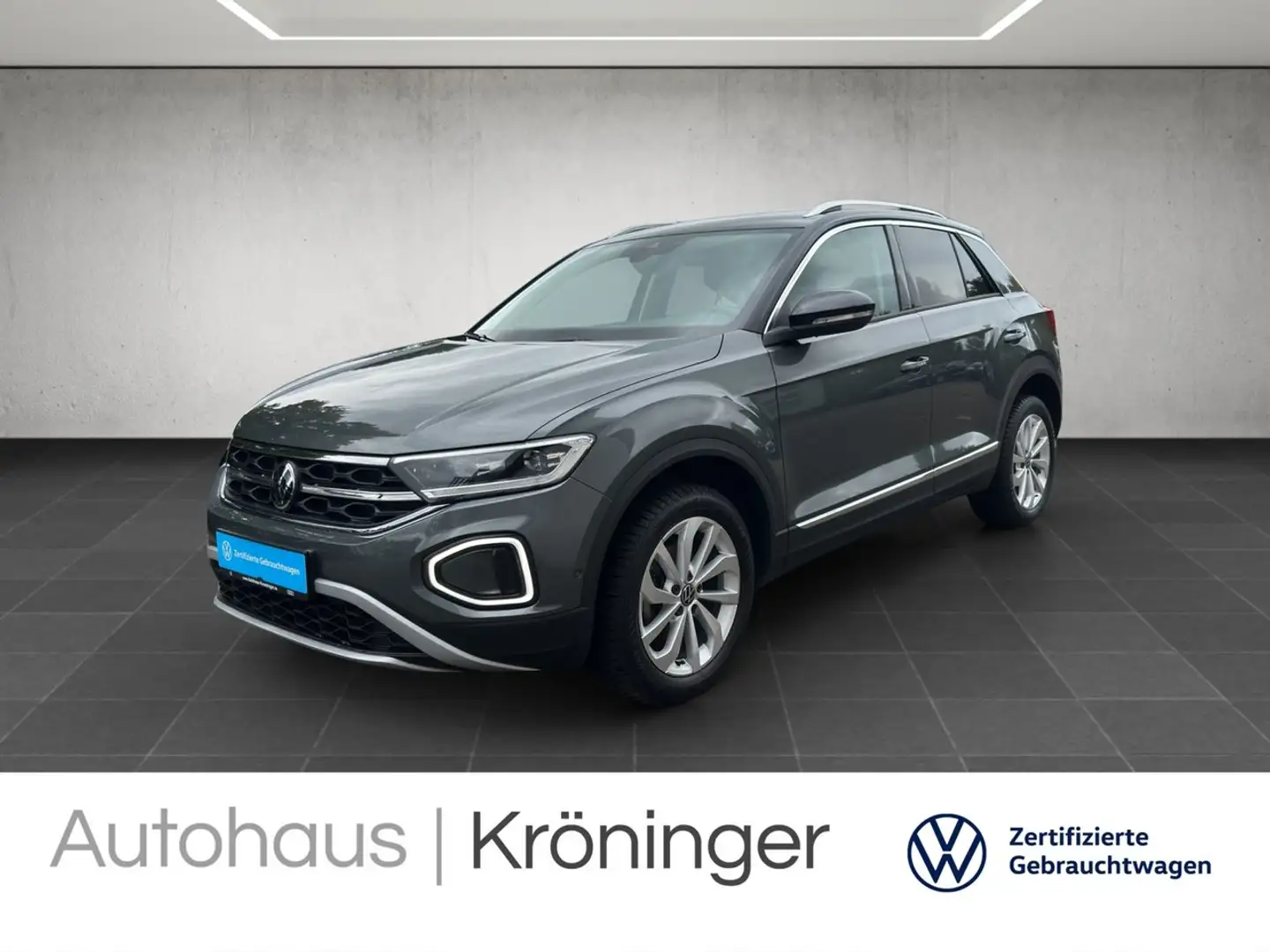 Volkswagen T-Roc 1.5 TSI Style DSG AHK ACC LED Navi Klima Grau - 1