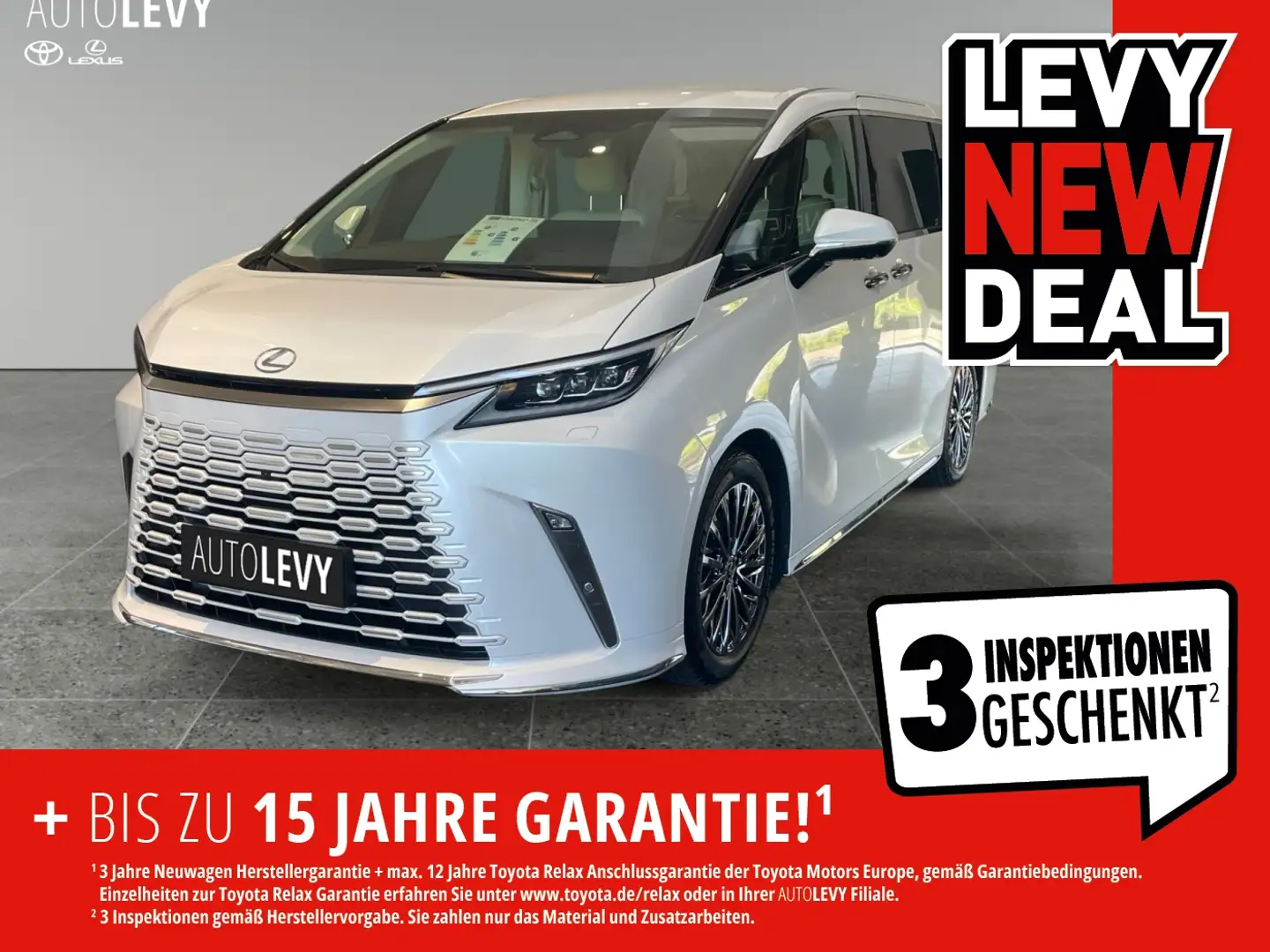 Lexus LM 350 Executive 7-Sitze HUD DynLi SpurH Weiß - 1