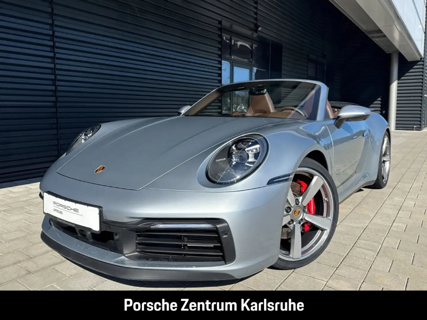 Porsche 992 911 Carrera 4S Cabriolet Burmester Clubleder Argent - 1