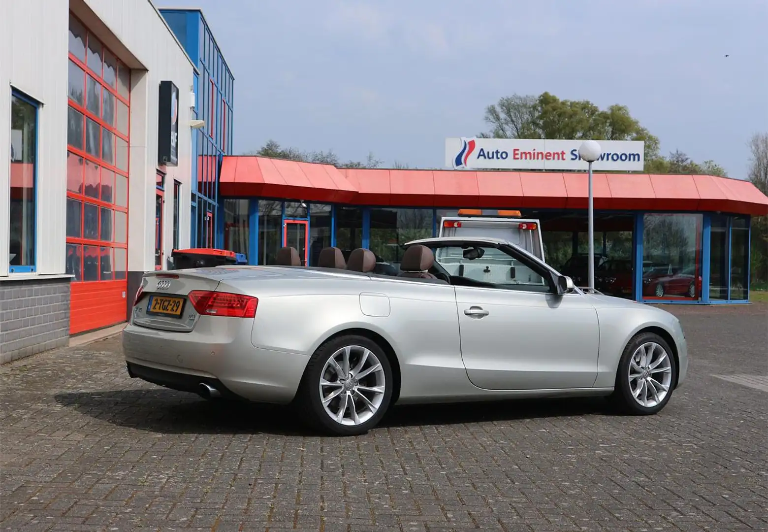 Audi A5 Cabriolet 2.0 TFSI quattro S-tronic VOL Cuvée zilv Grijs - 1