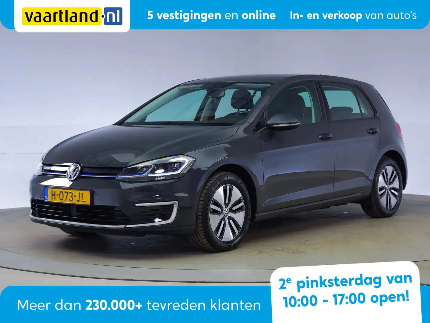 Volkswagen e-Golf E-DITION [ Warmtepomp LED Navi ] Grijs - 1