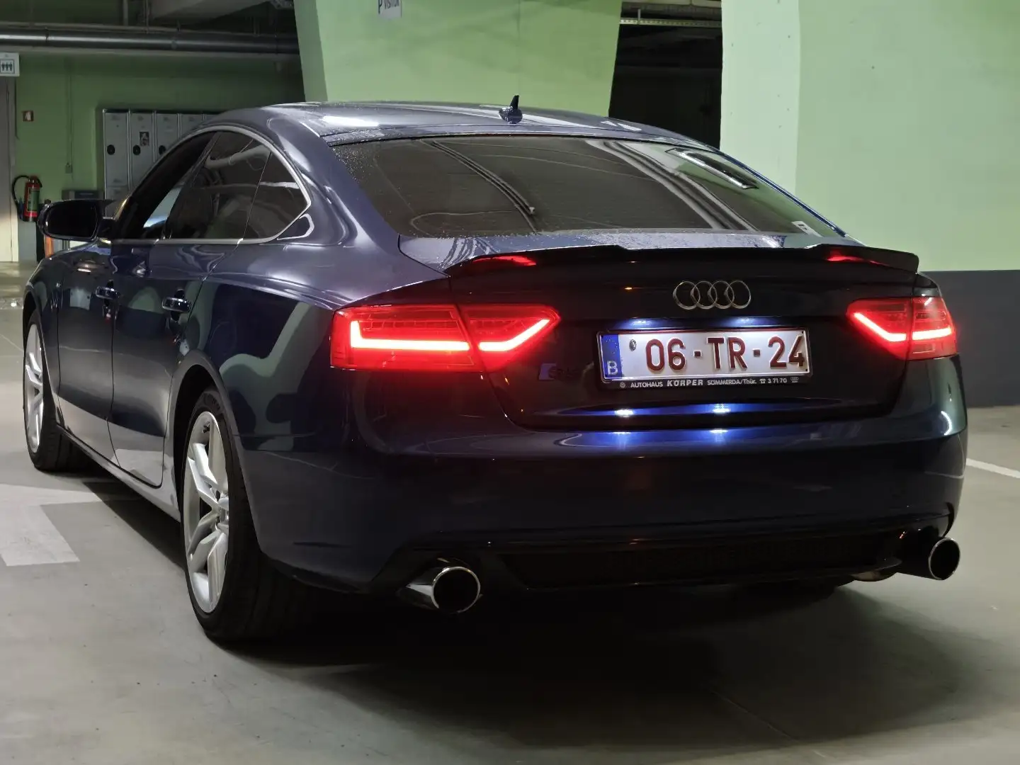 Audi A5 Sportback V6 3.0 TFSI  400ch Kék - 2
