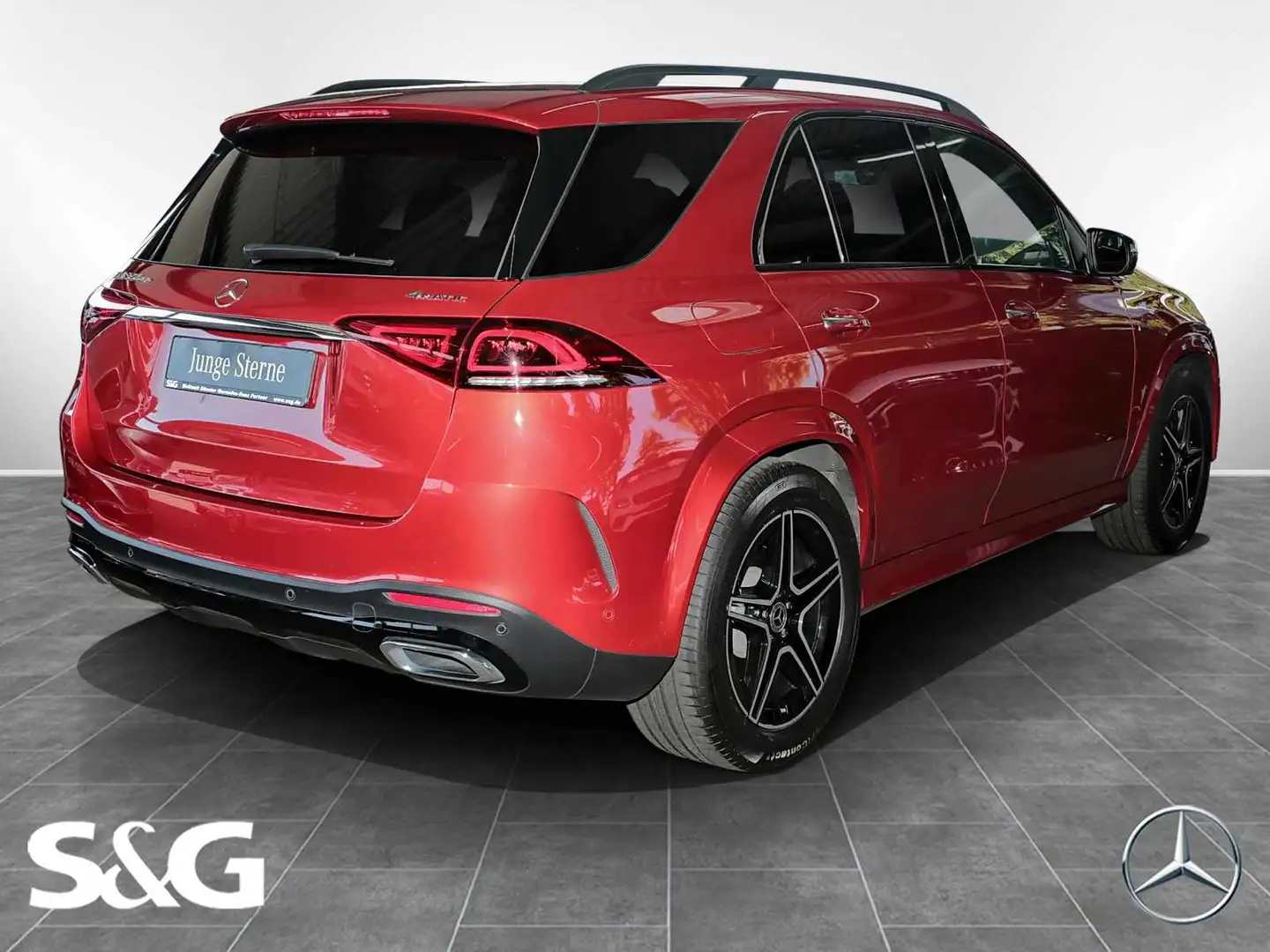 Mercedes-Benz GLE 350 de 4M AMG HUD+Smartph+Pano+360°+20+MBUX Rosso - 2
