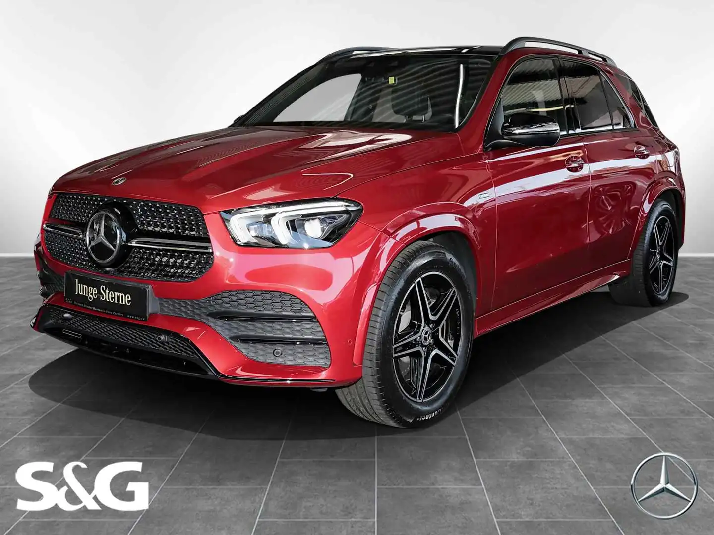 Mercedes-Benz GLE 350 de 4M AMG HUD+Smartph+Pano+360°+20+MBUX Rosso - 1