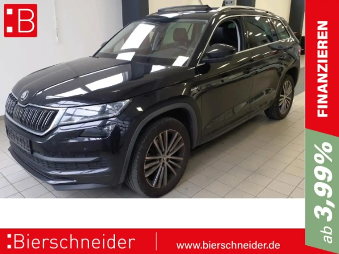 Skoda Kodiaq 2.0 TSI DSG 4x4 L&K PANO AHK KAMERA LED Schwarz - 1