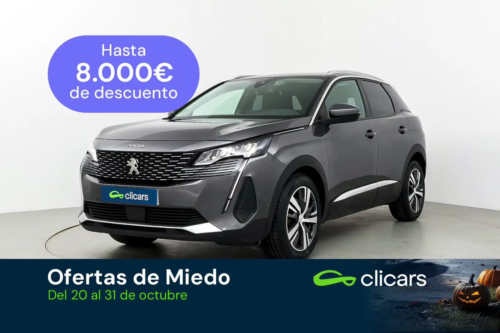 Peugeot 3008 1.2 S&S PureTech Allure Pack 130 Gris - 1