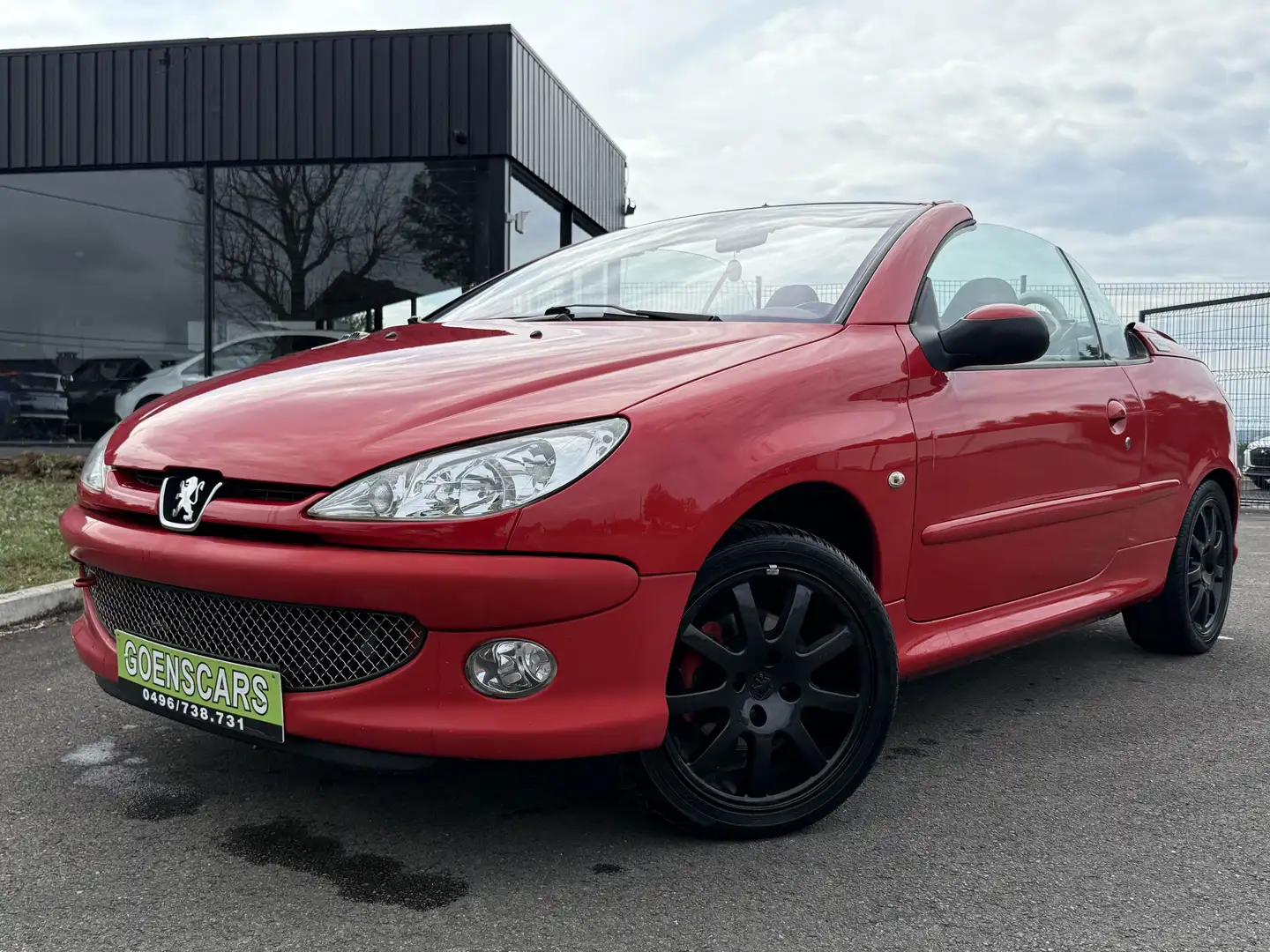 Peugeot 206 CC 1.6i 16v RC-LINE,JBL,CLIM DIG,BACQUET😍 Rouge - 1