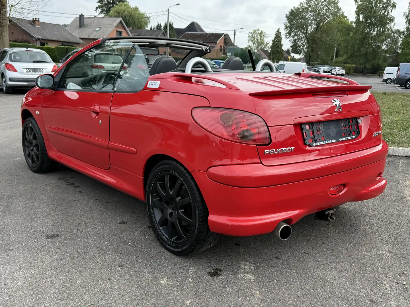 Peugeot 206 CC 1.6i 16v RC-LINE,JBL,CLIM DIG,BACQUET😍 Rouge - 2
