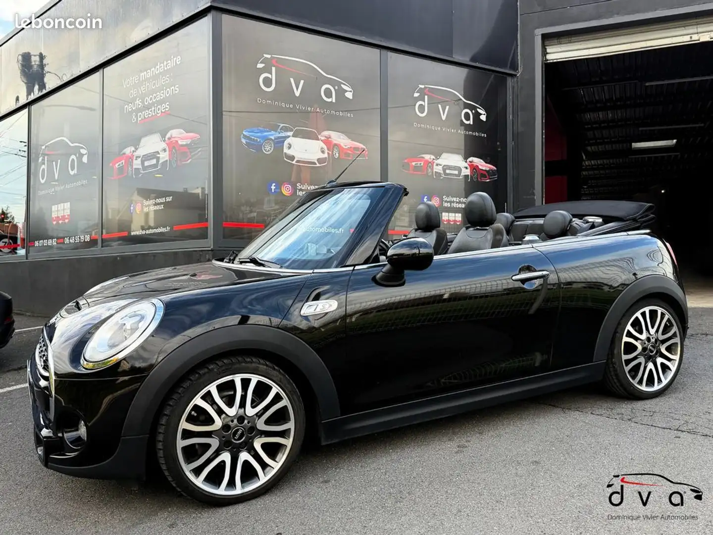 MINI One Cooper S 2.0i 192 ch Exquisite Cabriolet BVA Noir - 2