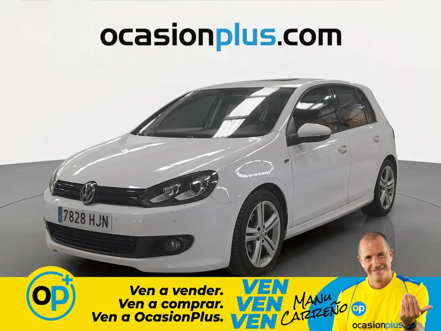 Volkswagen Golf 1.6TDI CR Sport DSG 105 Blanco - 1