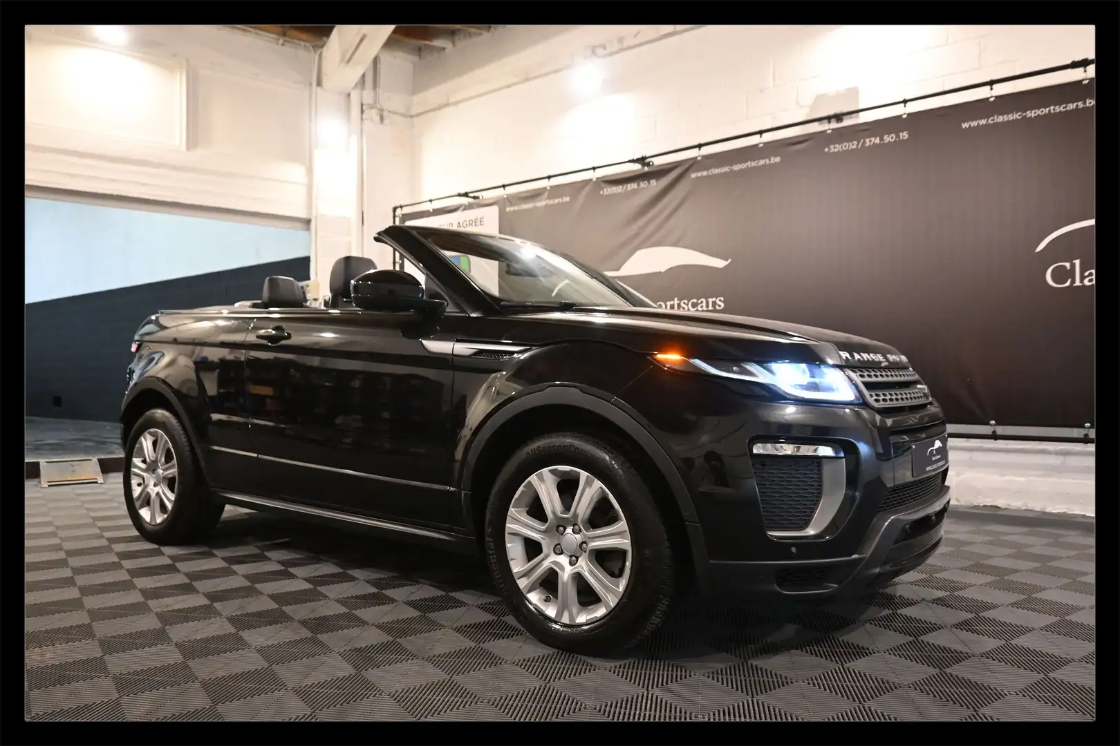 Land Rover Range Rover Evoque Cabriolet 2.0 TD4 4WD HSE DYNAMIC / CAMERA / FULL Noir - 1
