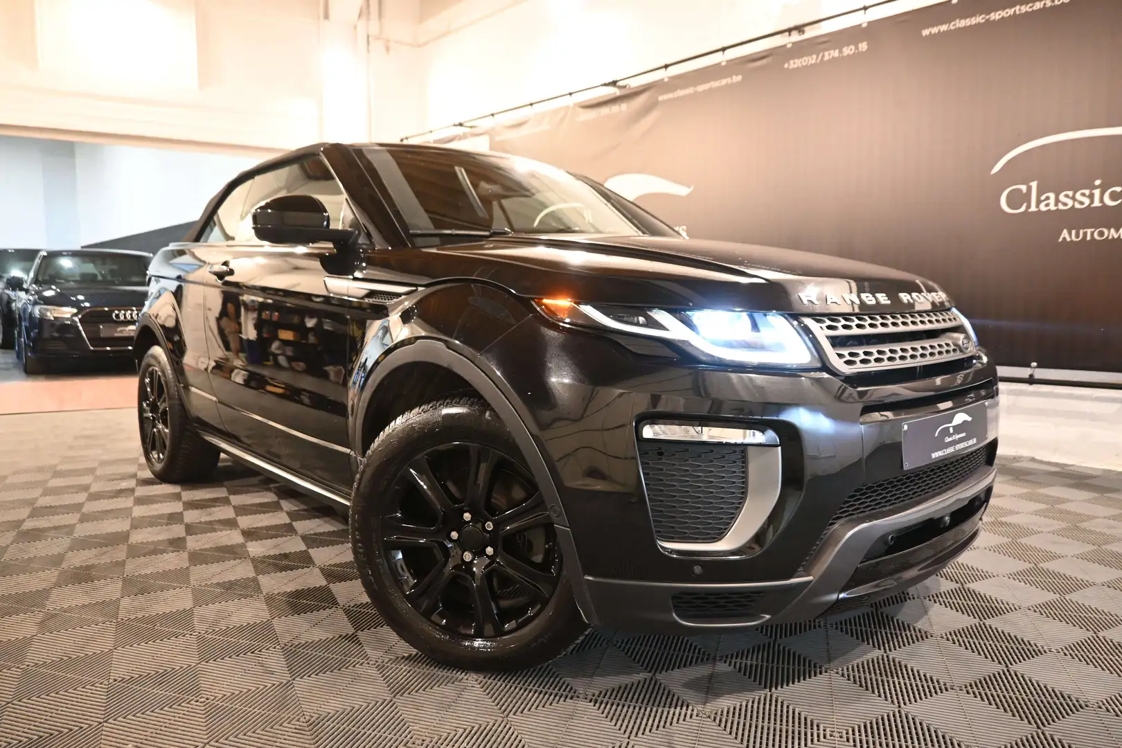 Land Rover Range Rover Evoque Cabriolet 2.0 TD4 4WD HSE DYNAMIC / BLACK EDITION Noir - 2